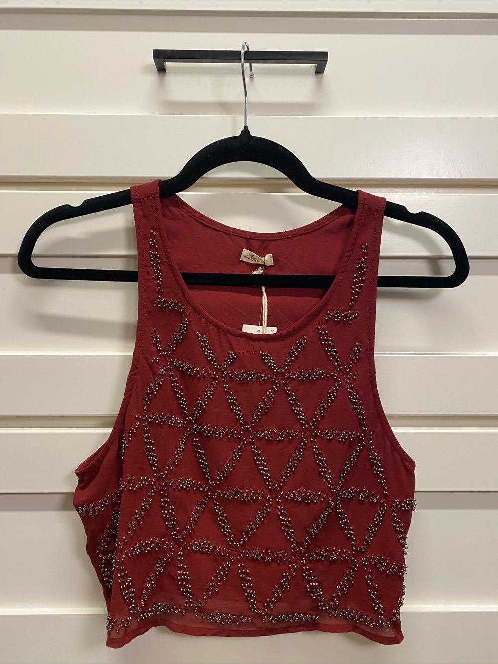 Beaded Crop Top